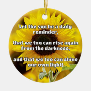 Empath Shine Positive Encouragement Quote Ceramic Tree Decoration
