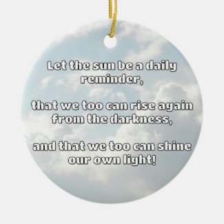Empath Shine Positive Encouragement Quote  Ceramic Tree Decoration