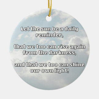 Empath Shine Positive Encouragement Quote Ceramic Tree Decoration