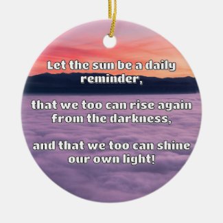 Empath Shine Positive Encouragement Quote  Ceramic Tree Decoration