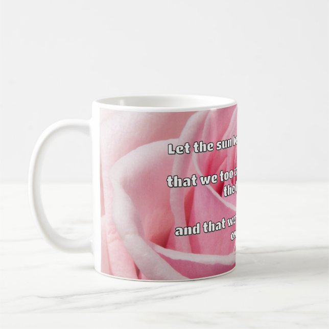 Empath Shine Positive Encouragement Quote  Coffee Mug (Left)