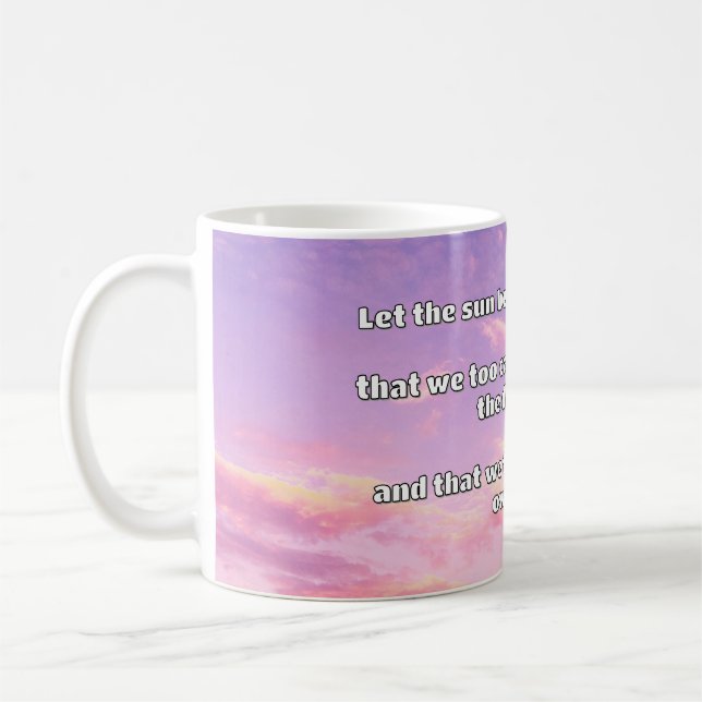 Empath Shine Positive Encouragement Quote  Coffee Mug (Left)
