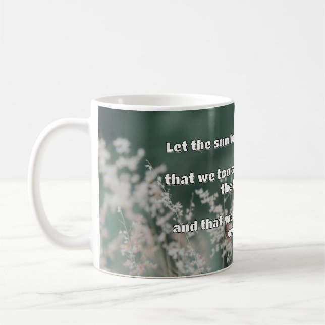 Empath Shine Positive Encouragement Quote  Coffee Mug (Left)