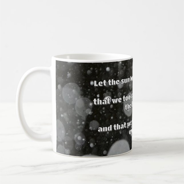 Empath Shine Positive Encouragement Quote  Coffee Mug (Left)