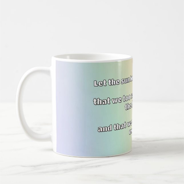 Empath Shine Positive Encouragement Quote  Coffee Mug (Left)