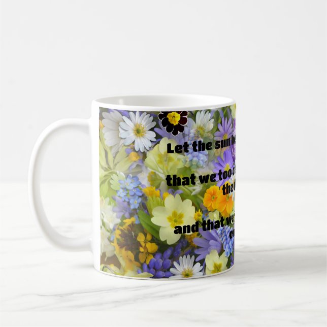 Empath Shine Positive Encouragement Quote  Coffee Mug (Left)