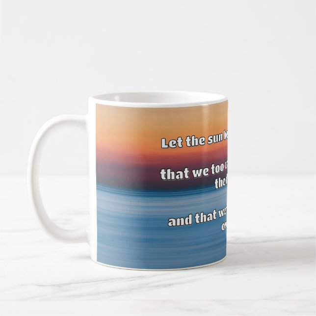 Empath Shine Positive Encouragement Quote  Coffee Mug (Left)