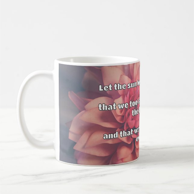 Empath Shine Positive Encouragement Quote  Coffee Mug (Left)