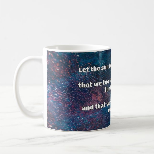 Empath Shine Positive Encouragement Quote  Coffee Mug (Left)
