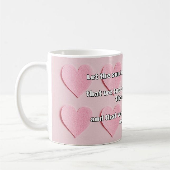 Empath Shine Positive Encouragement Quote  Coffee Mug (Left)