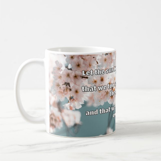 Empath Shine Positive Encouragement Quote  Coffee Mug (Left)