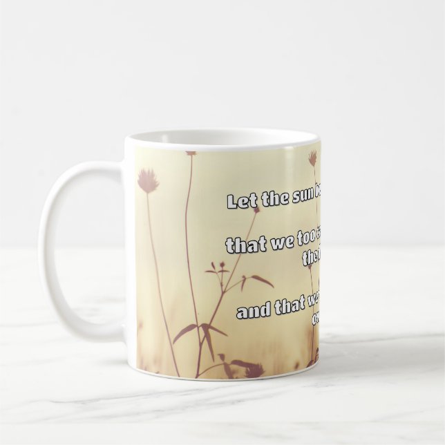 Empath Shine Positive Encouragement Quote  Coffee Mug (Left)