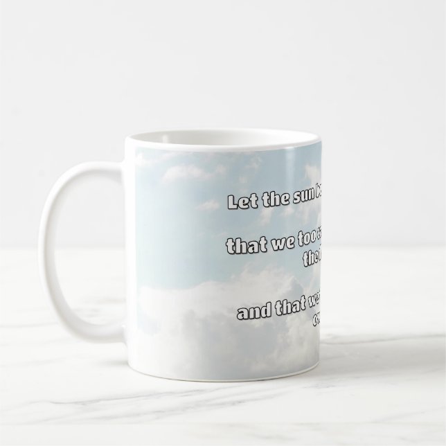 Empath Shine Positive Encouragement Quote  Coffee Mug (Left)