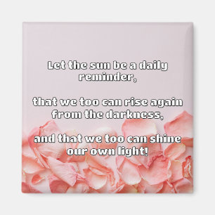 Empath Shine Positive Encouragement Quote Magnet