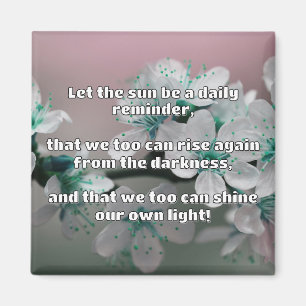 Empath Shine Positive Encouragement Quote Magnet