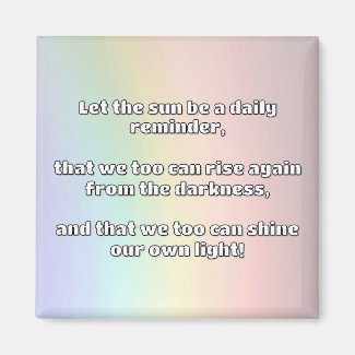 Empath Shine Positive Encouragement Quote  Magnet