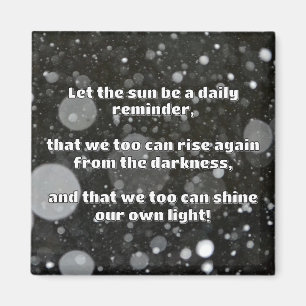 Empath Shine Positive Encouragement Quote Magnet