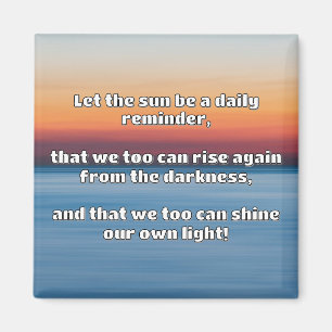 Empath Shine Positive Encouragement Quote Magnet