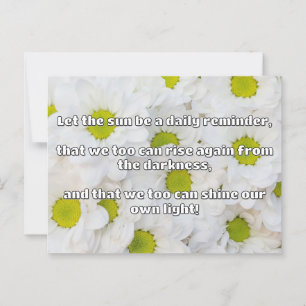 Empath Shine Positive Encouragement Quote Postcard