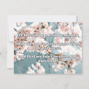 Empath Shine Positive Encouragement Quote  Postcard