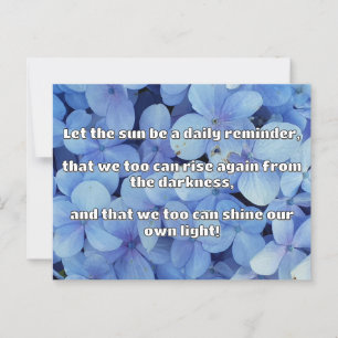 Empath Shine Positive Encouragement Quote  Postcard