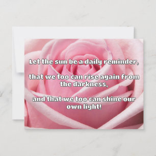 Empath Shine Positive Encouragement Quote  Postcard