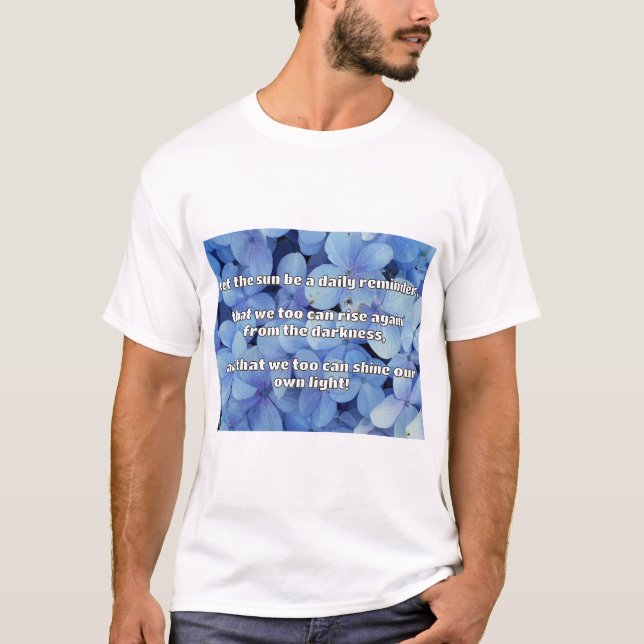 Empath Shine Positive Encouragement Quote  T-Shirt (Front)