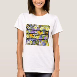 Empath Shine Positive Encouragement Quote T-Shirt
