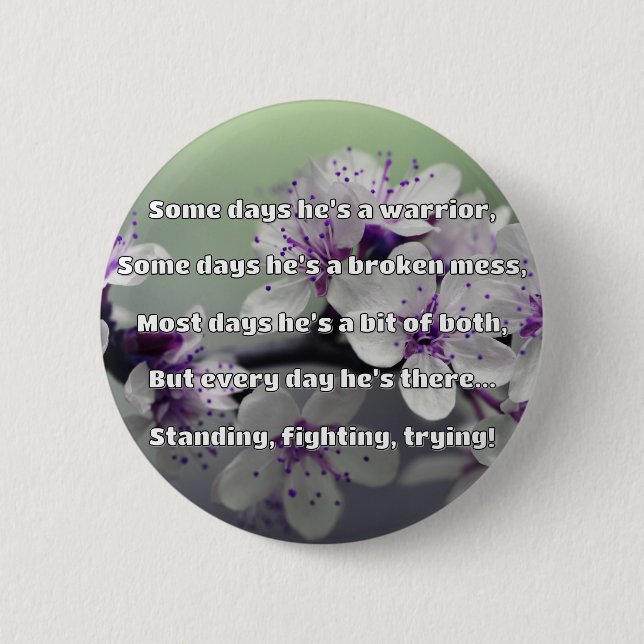 Empath Strength Positive Quote Encouragement  6 Cm Round Badge (Front)
