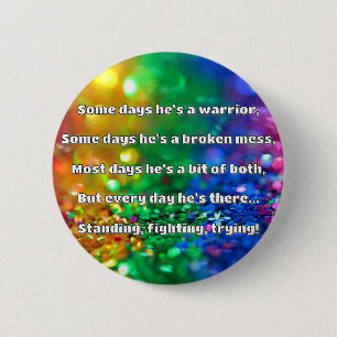Empath Strength Positive Quote Encouragement  6 Cm Round Badge