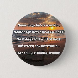 Empath Strength Positive Quote Encouragement  6 Cm Round Badge
