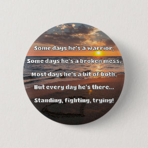 Empath Strength Positive Quote Encouragement 6 Cm Round Badge