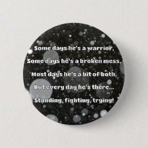 Empath Strength Positive Quote Encouragement  6 Cm Round Badge