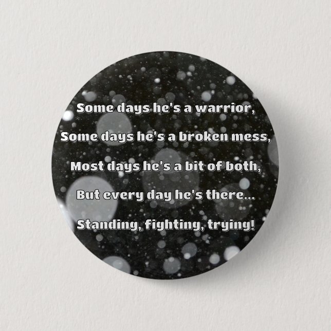Empath Strength Positive Quote Encouragement  6 Cm Round Badge (Front)