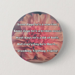 Empath Strength Positive Quote Encouragement  6 Cm Round Badge