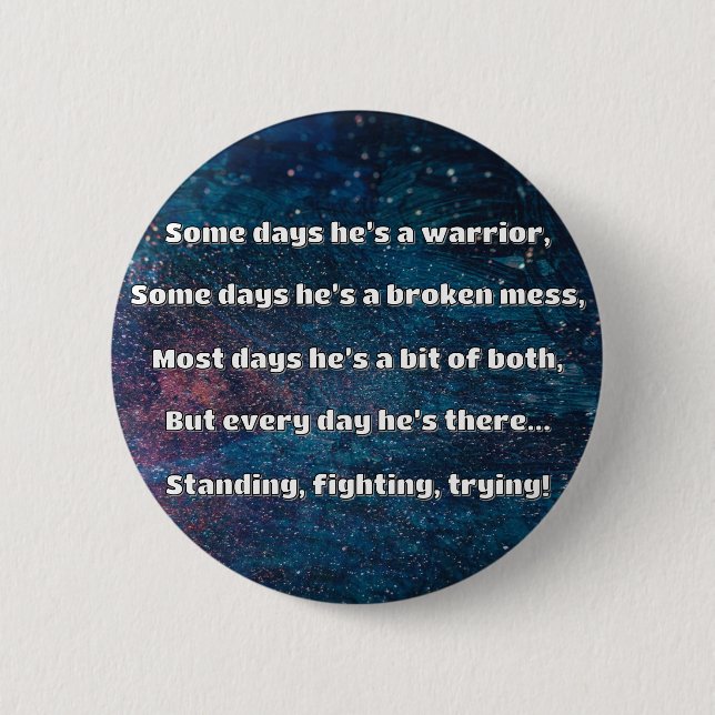 Empath Strength Positive Quote Encouragement  6 Cm Round Badge (Front)