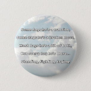 Empath Strength Positive Quote Encouragement 6 Cm Round Badge