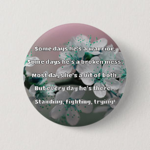 Empath Strength Positive Quote Encouragement  6 Cm Round Badge