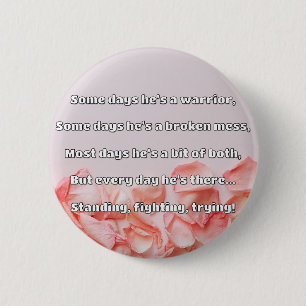 Empath Strength Positive Quote Encouragement  6 Cm Round Badge