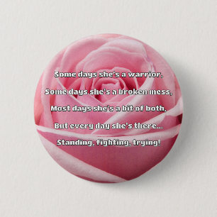Empath Strength Positive Quote Encouragement 6 Cm Round Badge