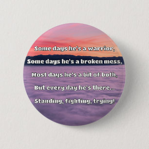 Empath Strength Positive Quote Encouragement  6 Cm Round Badge