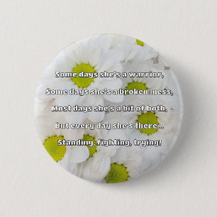 Empath Strength Positive Quote Encouragement  6 Cm Round Badge