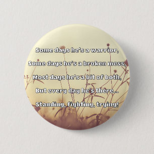 Empath Strength Positive Quote Encouragement  6 Cm Round Badge