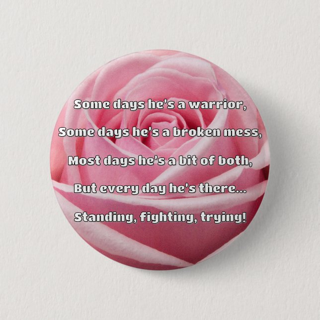 Empath Strength Positive Quote Encouragement  6 Cm Round Badge (Front)