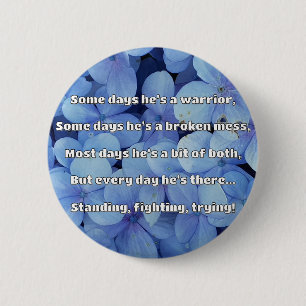 Empath Strength Positive Quote Encouragement  6 Cm Round Badge