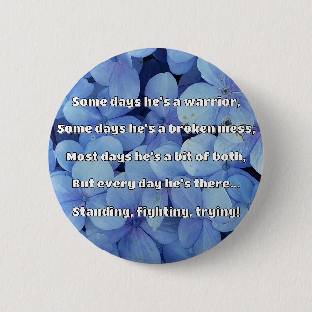Empath Strength Positive Quote Encouragement  6 Cm Round Badge (Front)