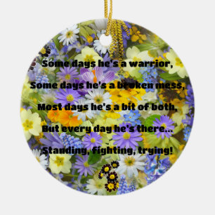 Empath Strength Positive Quote Encouragement Ceramic Tree Decoration