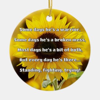 Empath Strength Positive Quote Encouragement  Ceramic Tree Decoration