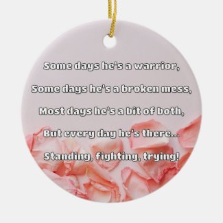 Empath Strength Positive Quote Encouragement  Ceramic Tree Decoration