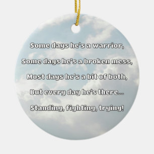 Empath Strength Positive Quote Encouragement Ceramic Tree Decoration